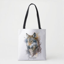 Pintura de Wolf Watercolor