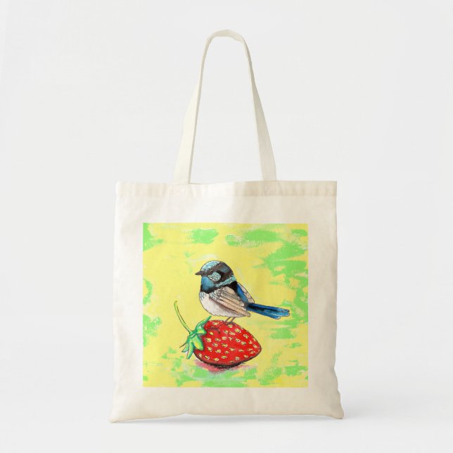 Bolsa Tote Pintura de Wren Fairy (Frente)