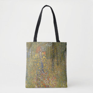 Bolsa Tote Pintura do Crucifixo com uma Estátua da Virgem Mar