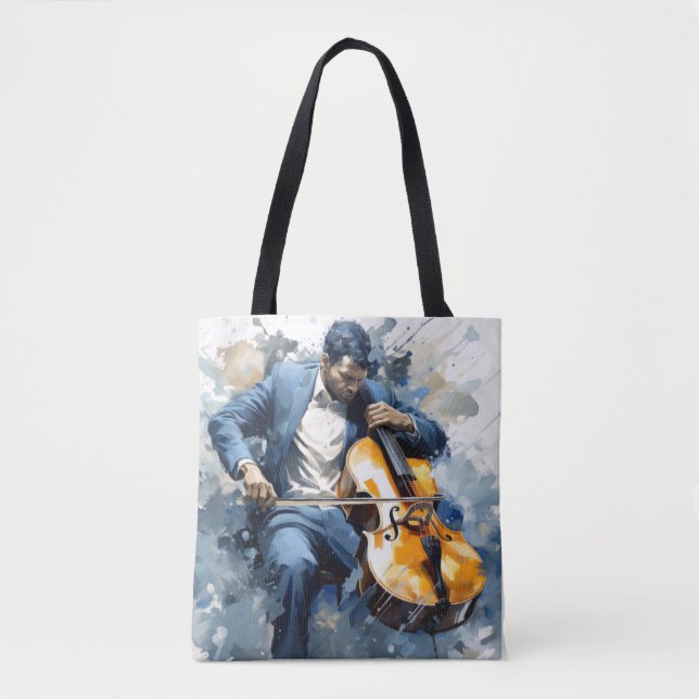 Bolsa Tote Pintura em Abstrato (Frente)