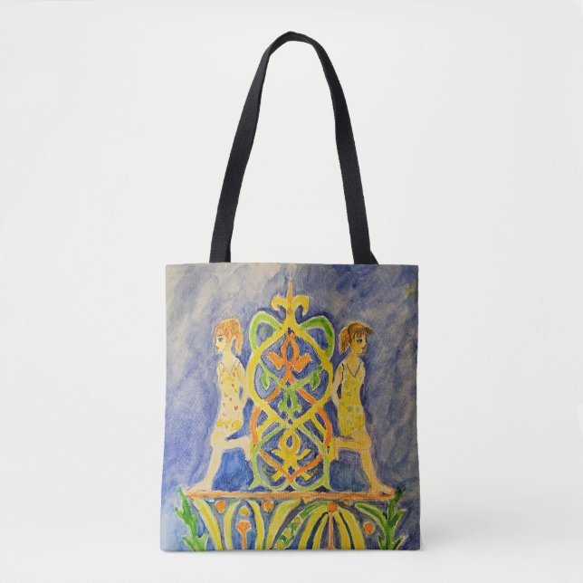 Bolsa Tote Pintura em aquarela (Frente)