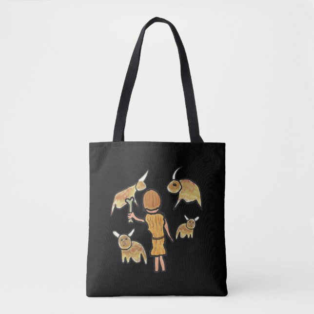 Bolsa Tote Pintura em Caverna (Frente)