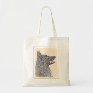 Bolsa Tote Pintura em Tervuren Belga - Arte Cachorra Original