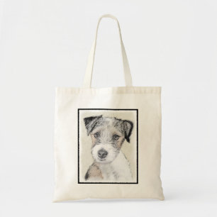 Bolsa Tote Pintura grossa de Russell Terrier - Arte original