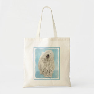 Bolsa Tote Pintura Komondor - Arte Cachorra Original