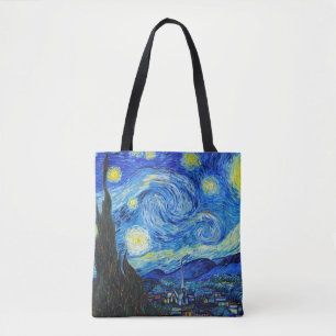 Bolsa Tote Pintura Legal da Noite Estelar Vincent Van Gogh