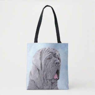 Bolsa Tote Pintura Mastiff Neopolita - Arte Canina Original