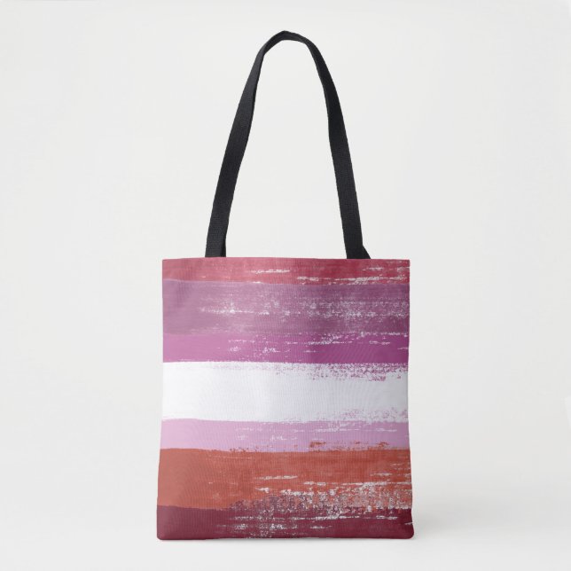 Bolsa Tote Pintura Orgulho Lésbico (Frente)