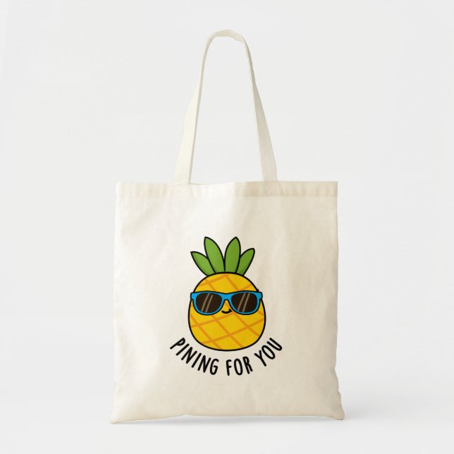 Bolsa Tote Pintura Para Ti Engraçado Pineapple Pun (Frente)