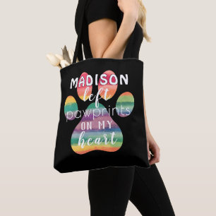 Bolsa Tote Pintura Personalizada Do Arco-Íris Imprime Em Meu