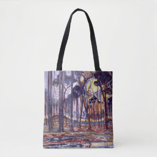 Bolsa Tote Pintura Piet Mondrian, Forest