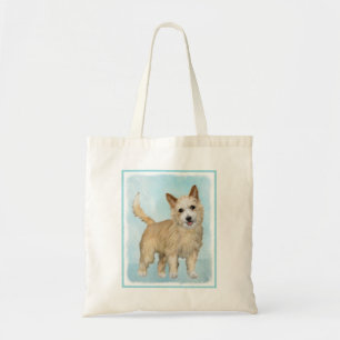 Bolsa Tote Pintura Portuguesa do Podengo Pequeno - Arte Origi