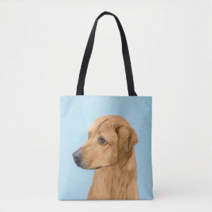 Bolsa Tote Pintura Ridgeback da Rodésia - Arte Cachorra Origi