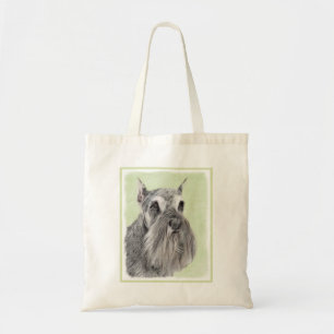 Bolsa Tote Pintura Schnauzer (Giant, Standard) - Arte Canina