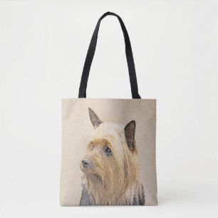 Bolsa Tote Pintura Silky Terrier - Arte Cachorro Original Cac