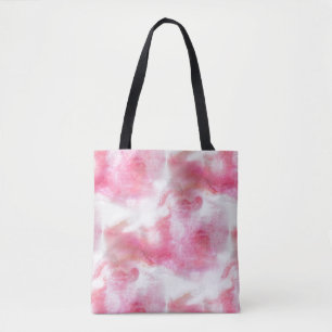 Bolsa Tote pintura vanguardista vermelha 2 da mão do fundo d
