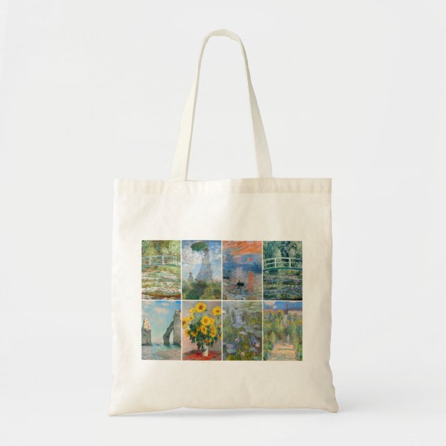 Bolsa Tote Pinturas de Monet (Frente)
