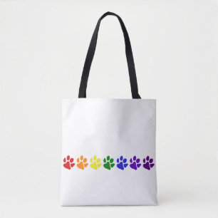 Bolsa Tote Pinturas do arco-íris