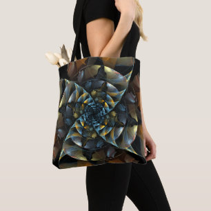 Bolsa Tote PinWheel Abstrato Art