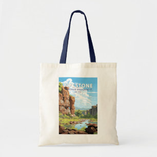 Bolsa Tote Pipestone National Monument Minnesota Viagem Art