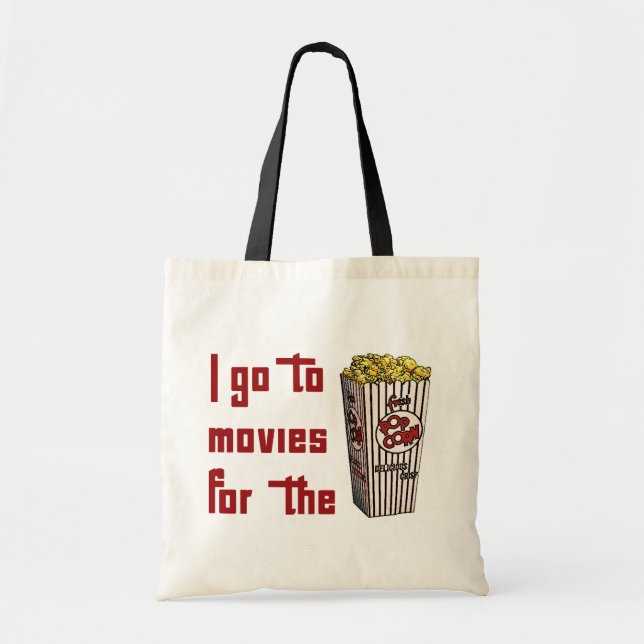Bolsa Tote Pipoca do filme (Frente)