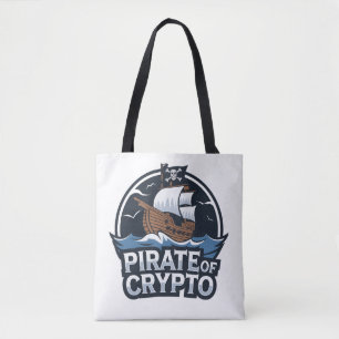 Bolsa Tote Pirata de Crypto