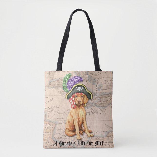 Bolsa Tote Pirata de Vizsla (Frente)