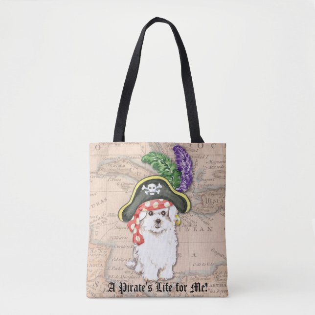 Bolsa Tote Pirata maltesa (Frente)