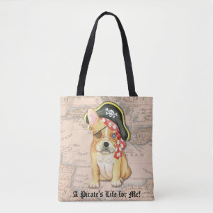 Bolsa Tote Pirata para Bulldog Francês