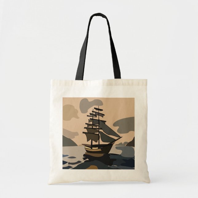 Bolsa Tote Pirata Pirata Navio Pirata Pirata (Frente)