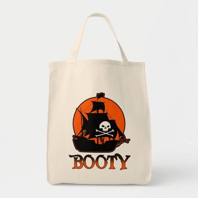 Bolsa Tote Pirate Booty Trick ou Treat Bag (Frente)