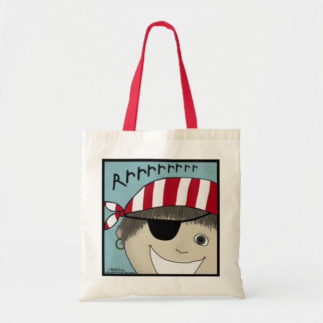Bolsa Tote Pirate Boy Rrrrrr (Frente)