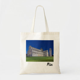 Bolsa Tote Pisa Leanding Tower Night Panorama Itália Gift