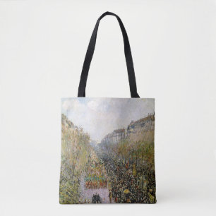 Bolsa Tote Pissarro - Boulevard Montmartre, Terça-feira de Ca