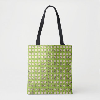 Bolsa Tote Pistachio Nut Padrão Sem Costura