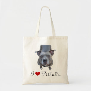 Bolsa Tote Pitbull Love Pitbulls Tote Bag