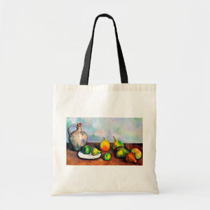 Bolsa Tote Pitcher e Fruta, Paul Cezanne