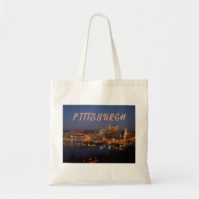 Bolsa Tote Pittsburgh, Centro Night River (Frente)