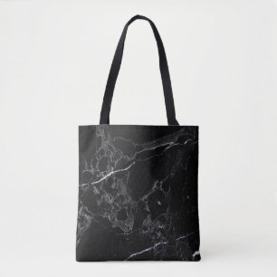 Bolsa Tote PixDezines BLACK MARBLE