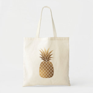 Bolsa Tote PixDezines Faux Pineapple Dourado
