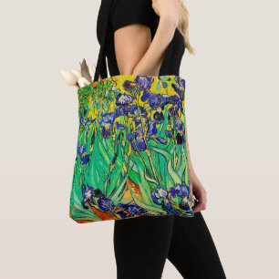 Bolsa Tote PixDezines Van Gogh Íris Roxo/St. Remy
