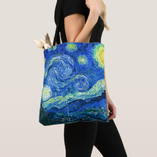 Bolsa Tote PixDezines Van Gogh Noite Estrelada/St. Remy