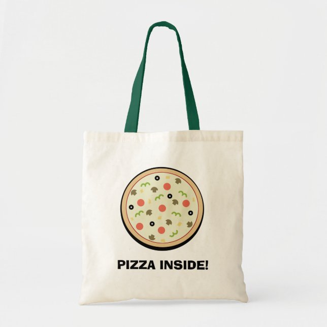 Bolsa Tote Pizza (Frente)
