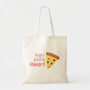 Bolsa Tote Pizza Do Meu Coração