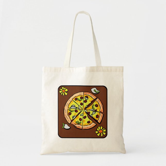 Bolsa Tote Pizza Love (Frente)