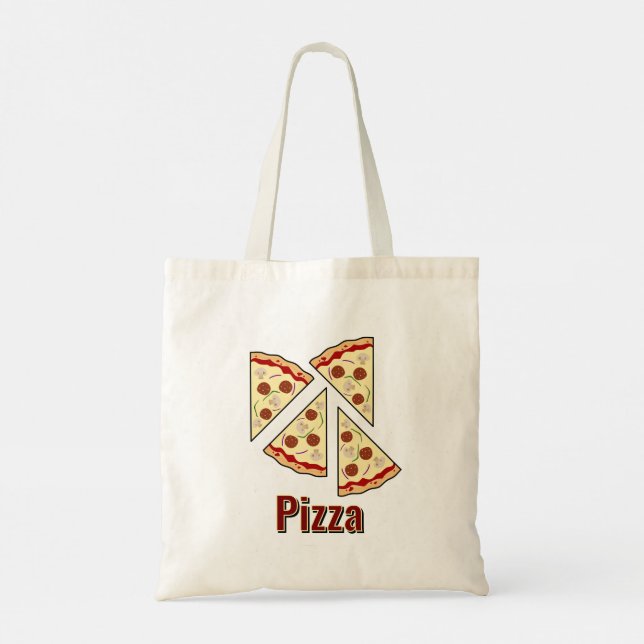 Bolsa Tote Pizza Lover Design (Verso)