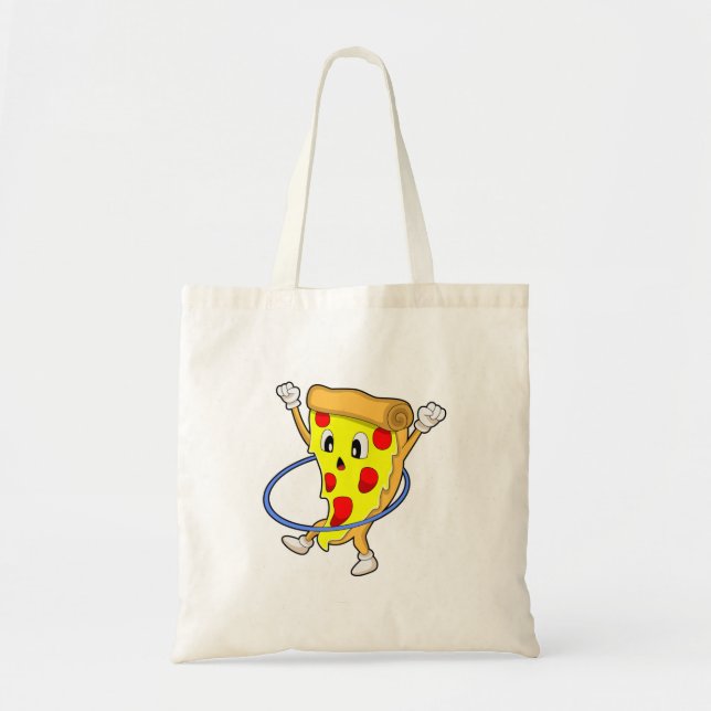 Bolsa Tote Pizza na Malhação com pneus de Malhação.PNG (Frente)