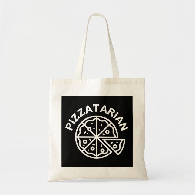 Bolsa Tote Pizza Pizzatarian (Frente)