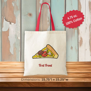 Bolsa Tote Pizza Slice Tote Bag