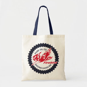 Bolsa Tote Placa antiga da Gasolina de Corrida Pure Firebird